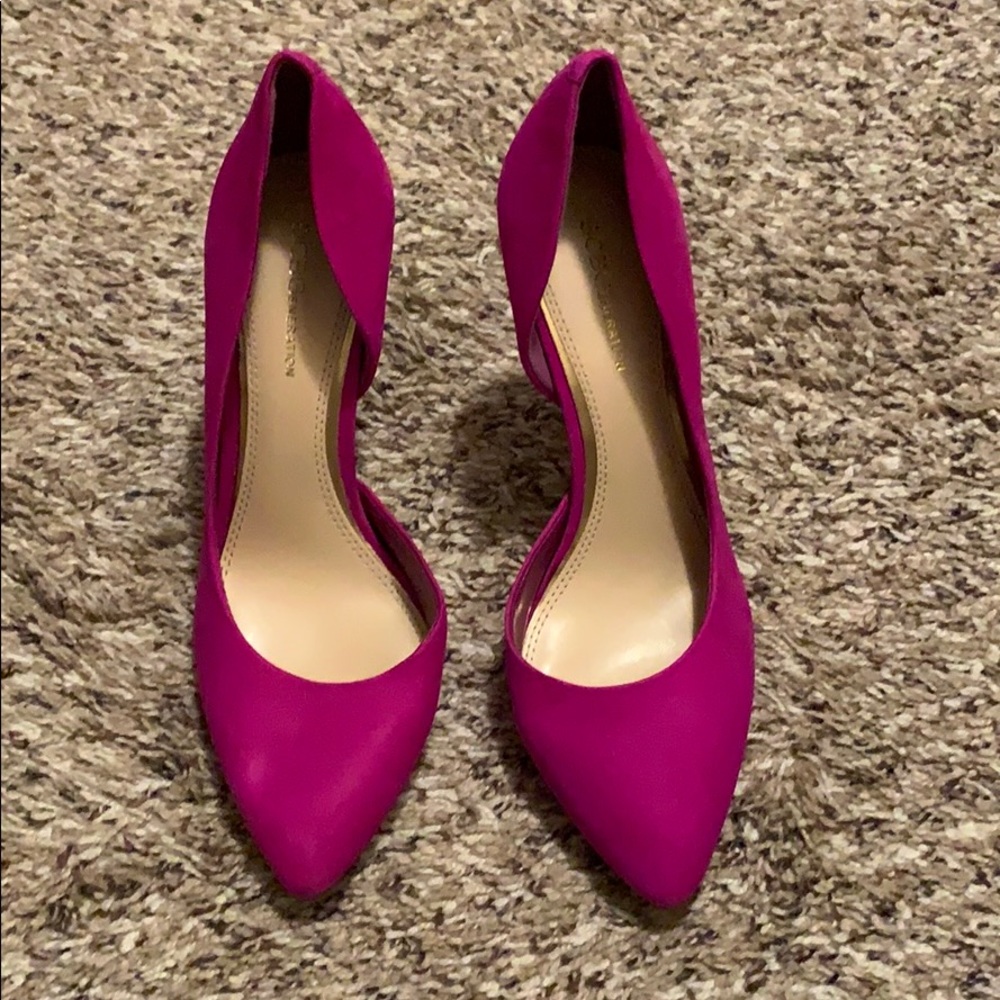 Gently used BCBG hot pink heels